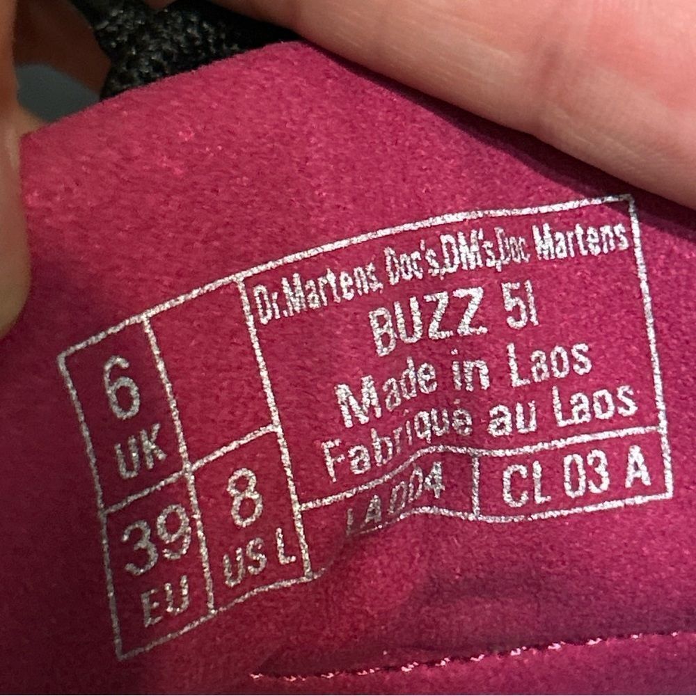 DR MARTENS Buzz tartan platform lace up shoes oxfords women’s 8 new in box - Picture 4 of 9